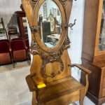 Victorian Oak Carved Hall Tree