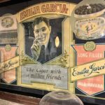 This is a Emilia Garcia Cigar Advertising Display Sign