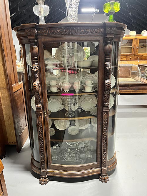 Antique Victorian Curio Cabinet This is a antique Victorian style curio cabinet